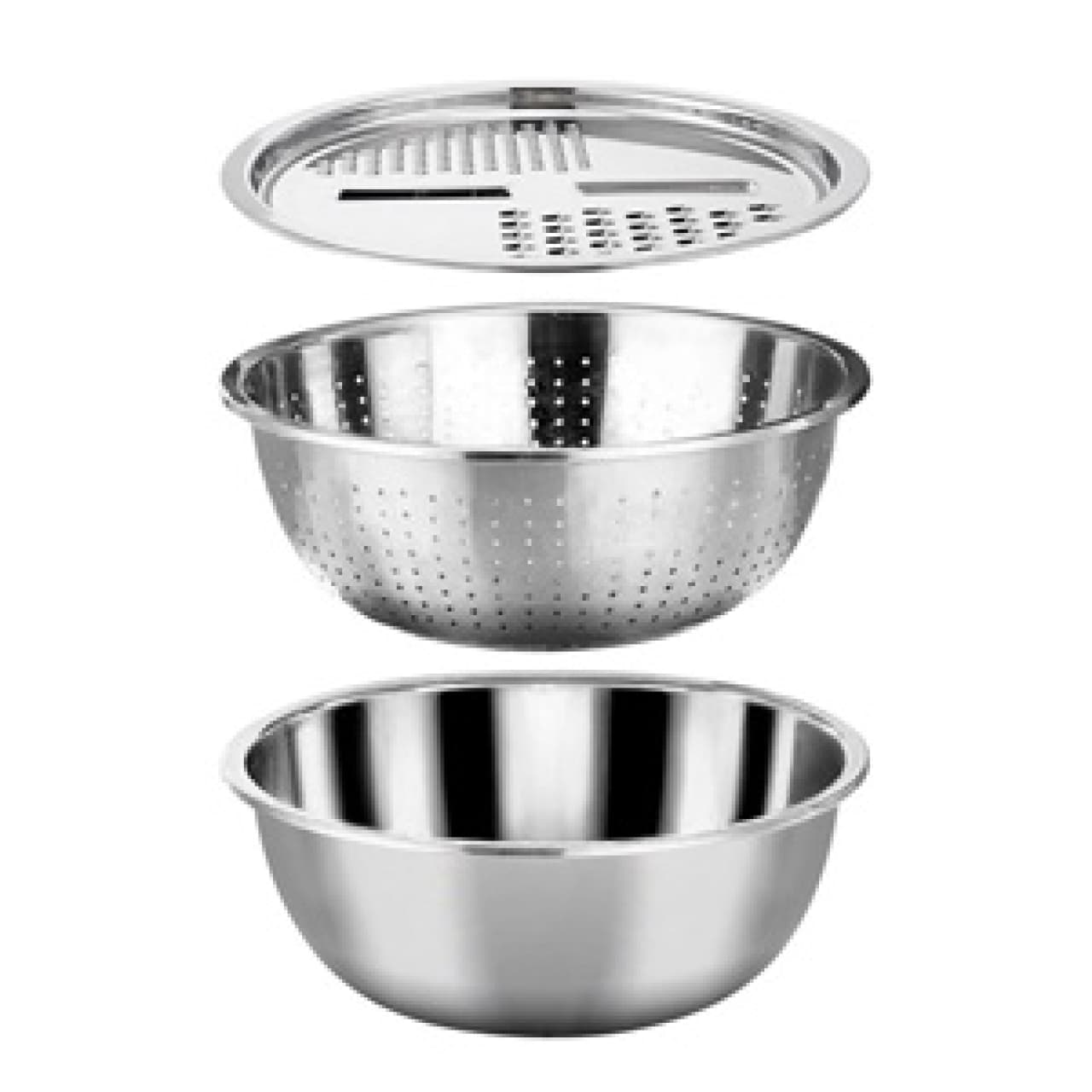 ست لگن و آبکش رنده دار 3R