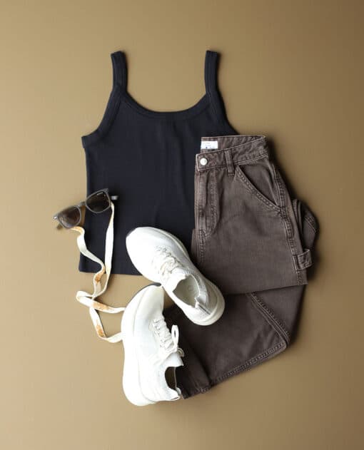 تاپ کبریتی مشکی C.7174 Marka_boohoo