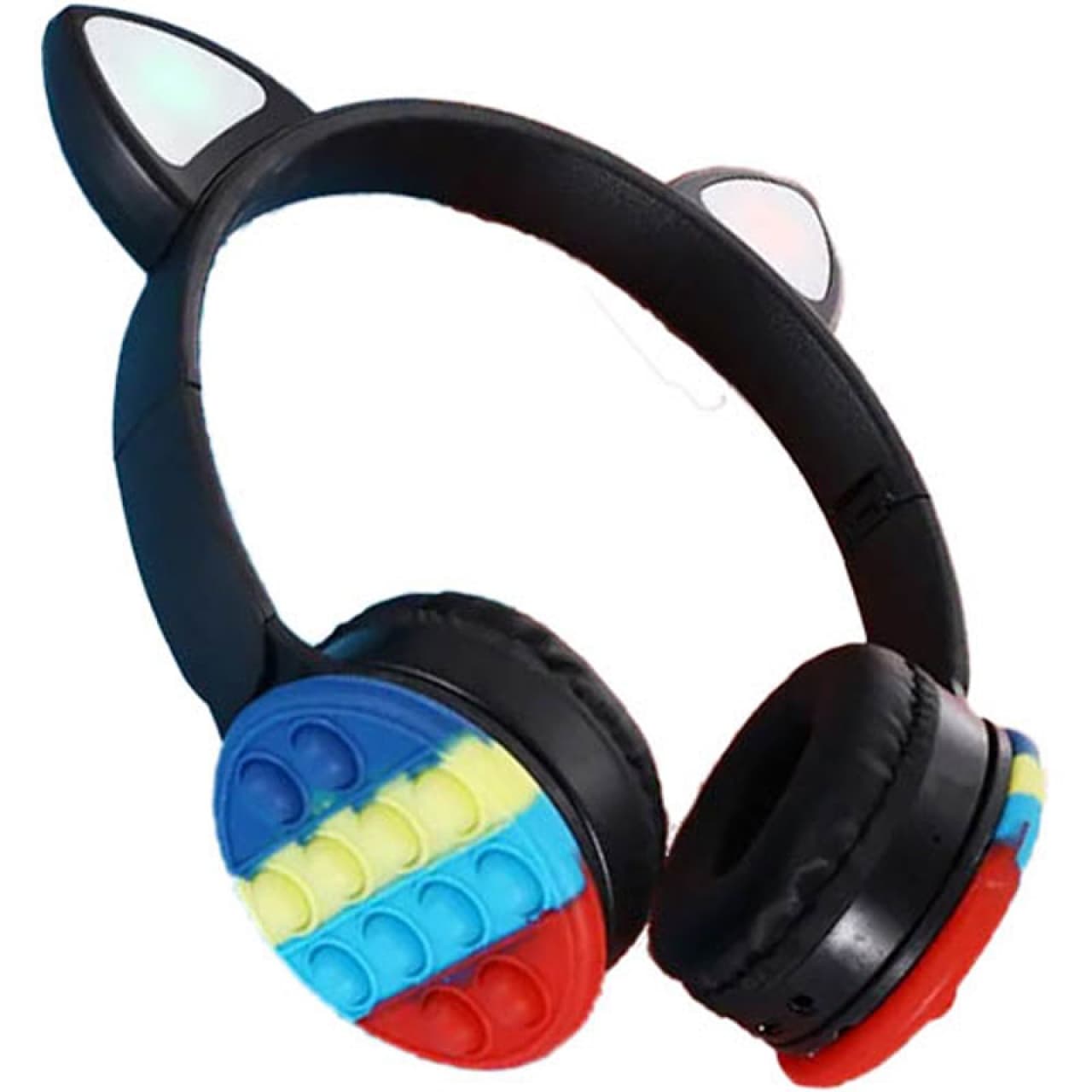 هدفون بلوتوثی گربه ای مدل KT-58C طرح پا‌پیت