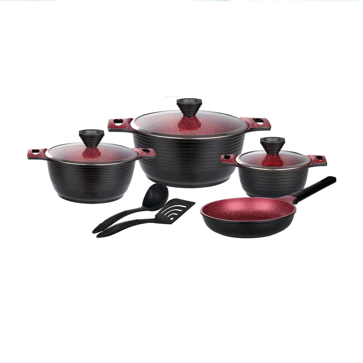 سرویس قابلمه گرانیتی کاندید مدل اوربیت (9 پارچه)