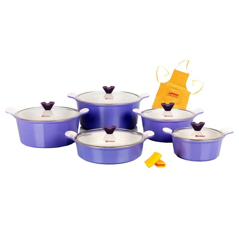 سرویس قابلمه بایوگرانیتی کاندید مدل اسکار (10 پارچه)