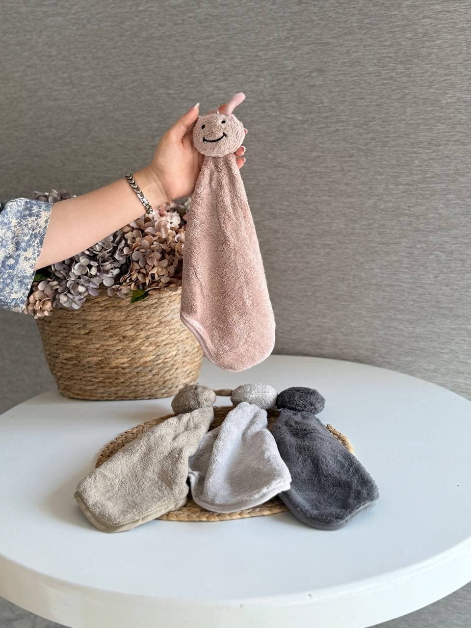 دستمال و حوله بند دار خرگوشی هائودا HAODA کد 5215