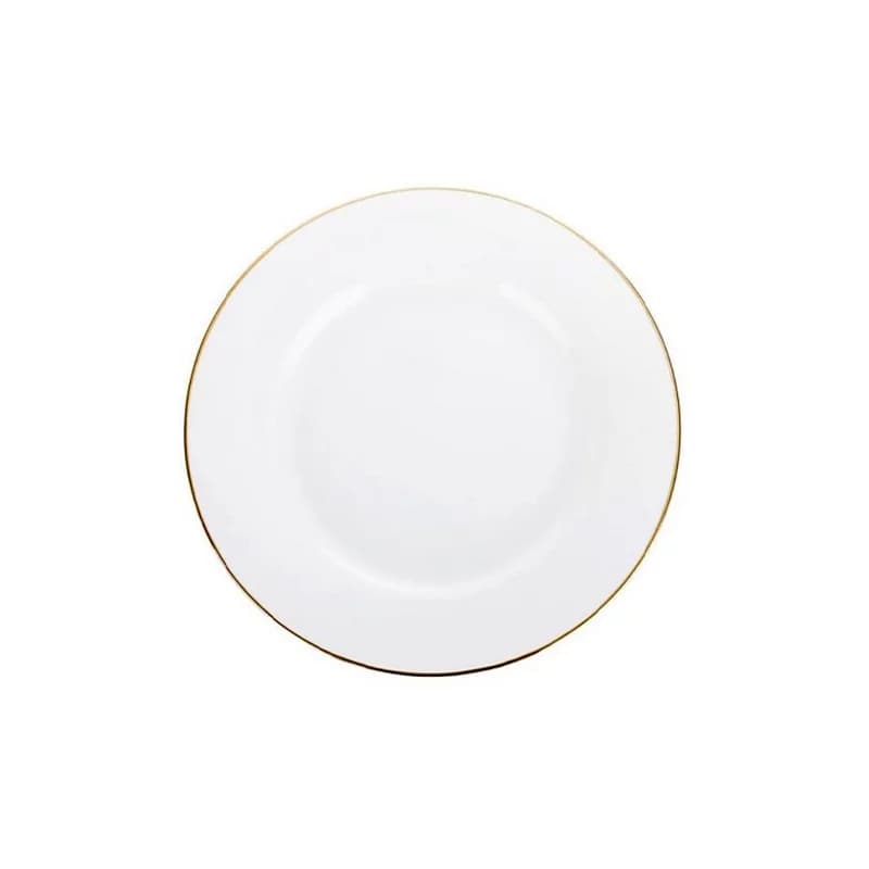 بشقاب میوه خوری چینی زرین 6 نفره زرین ایتالیااف (سایز 19)