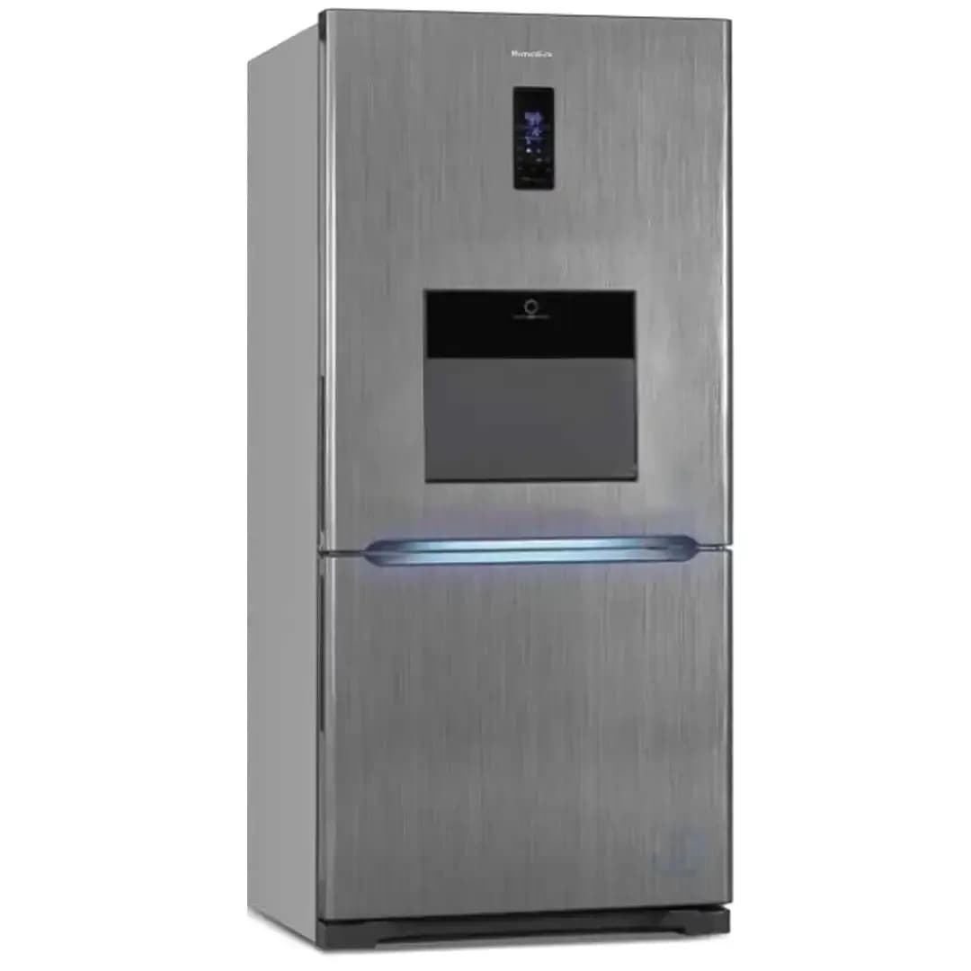 یخچال فریزر هیمالیا مدل امگا پلاس HRFN605-HB هومبار (تیتانیوم)