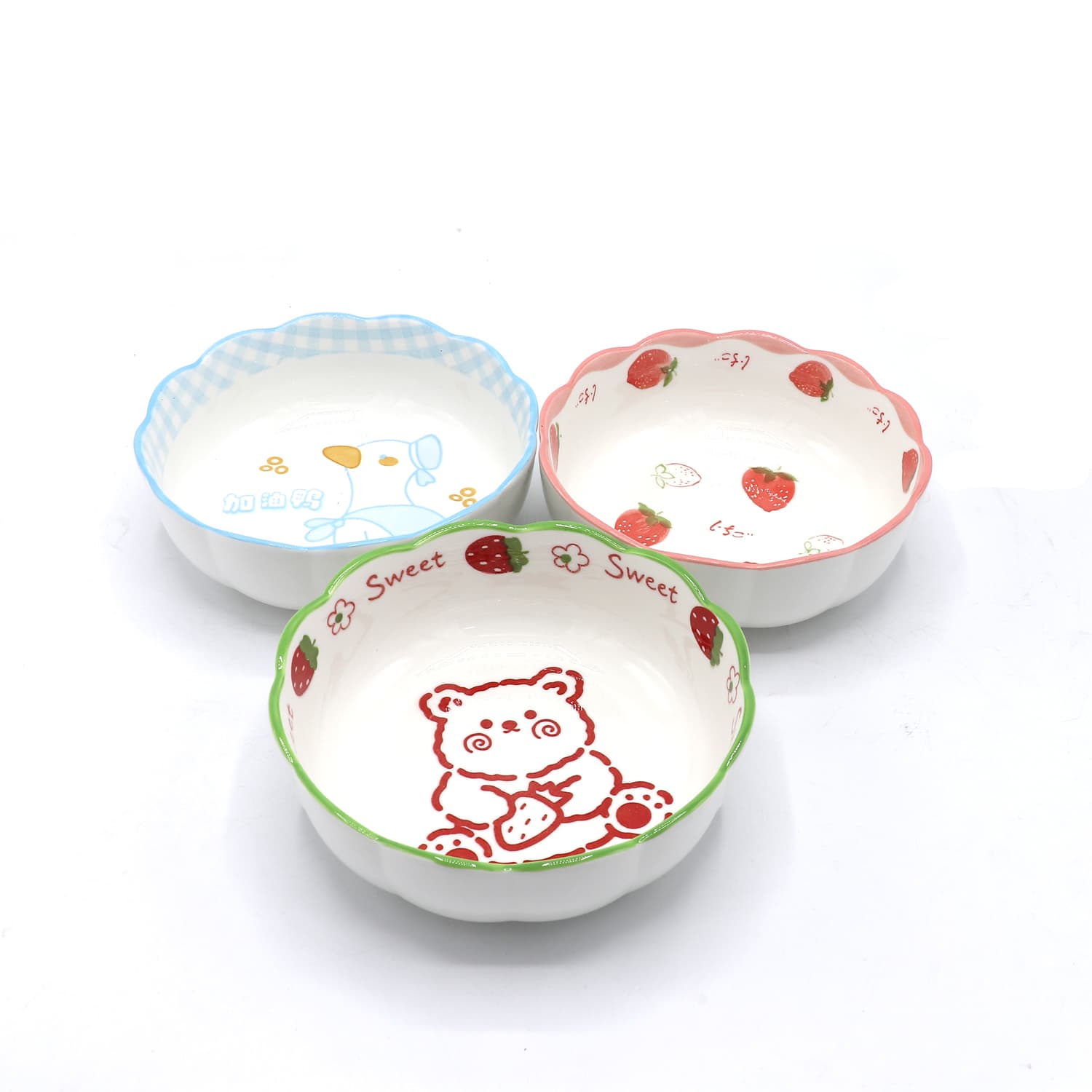 کاسه طرح گل پرسلن