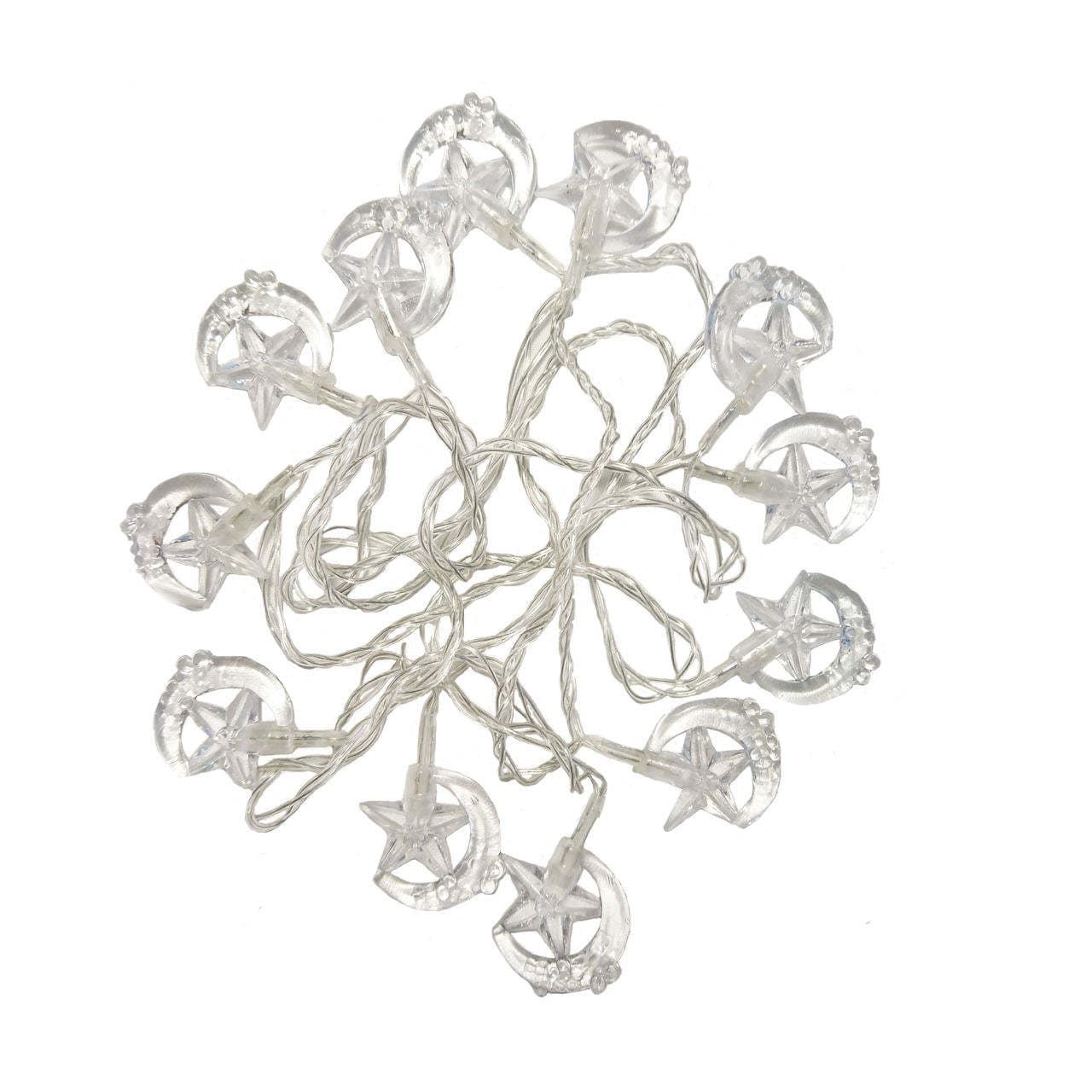 ریسه ال ای دی طرح ماه و ستاره طول 4 متر