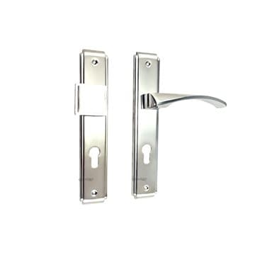 دستگیره پلاک آپارتمانی چپ رنگ کروم نیکو مدل 105