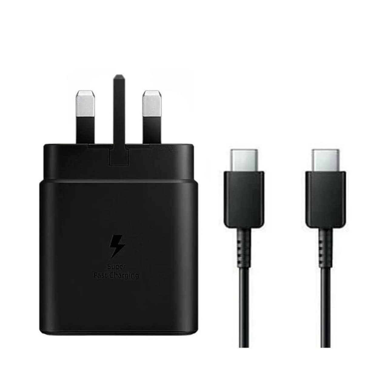 شارژر دیواری 25 وات سامسونگ 3Pin به همراه کابل USB-C