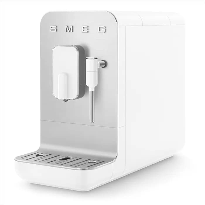 اسپرسوساز اتوماتیک اسمگ رنگ سفید مات با نازل بخار مدل BCC02