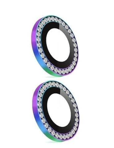 گلس لنز دوربین گوشی شیائومی Poco X7 از نوع رینگی نگین دار