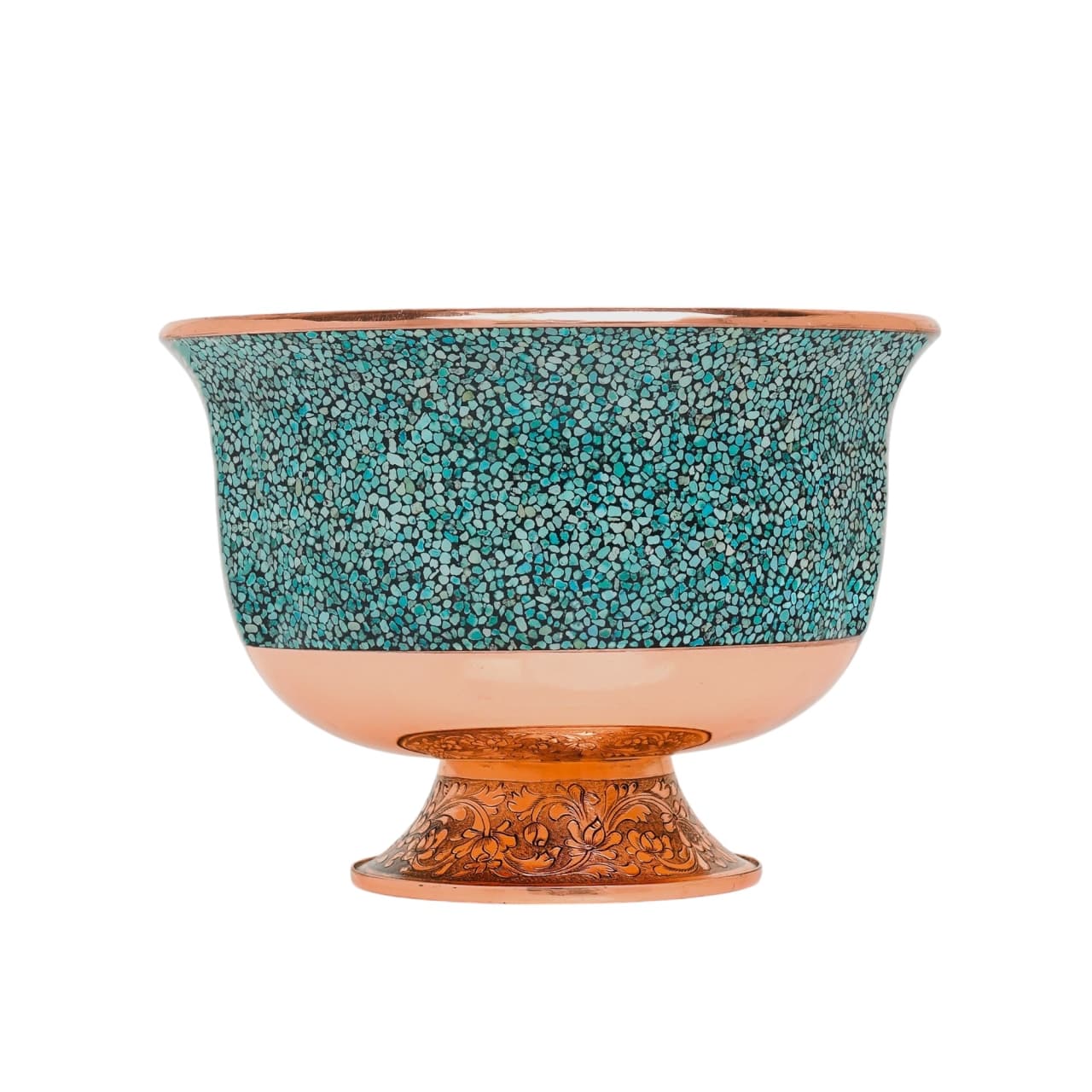 کاسه لاله فیروزه کوبی مدل F074