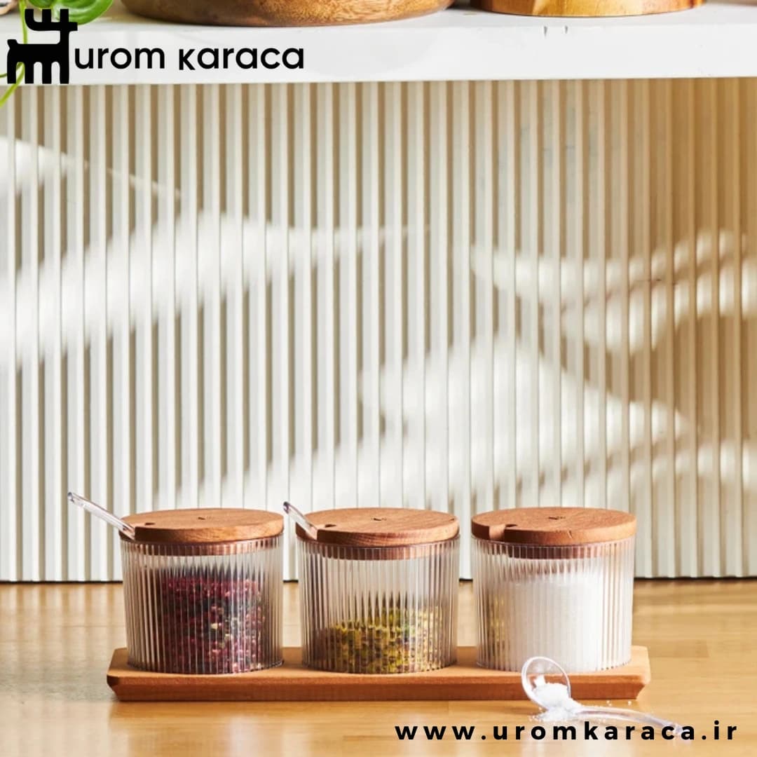 جا ادویه ۳ عددی کاراجا Massimo شفاف