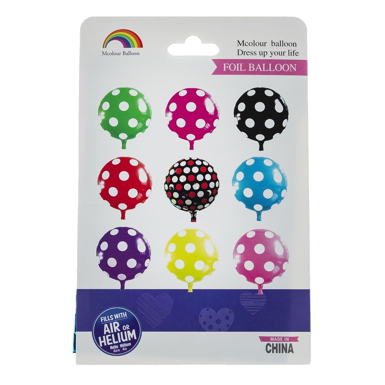 بادکنک فویلی مدل Colorful 331