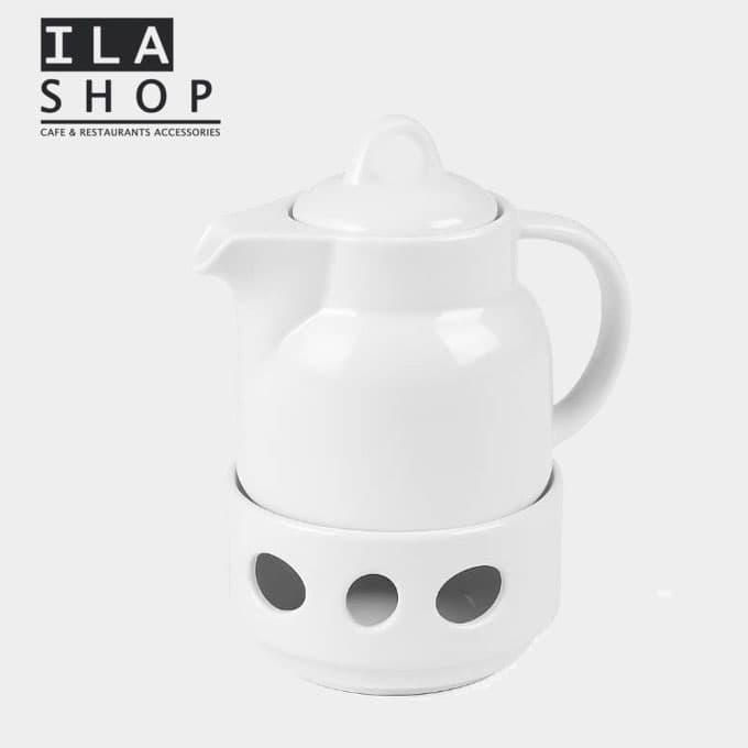 قوری چینی سفید تقدیس کد ۳۰۵ یک عددی ایلا