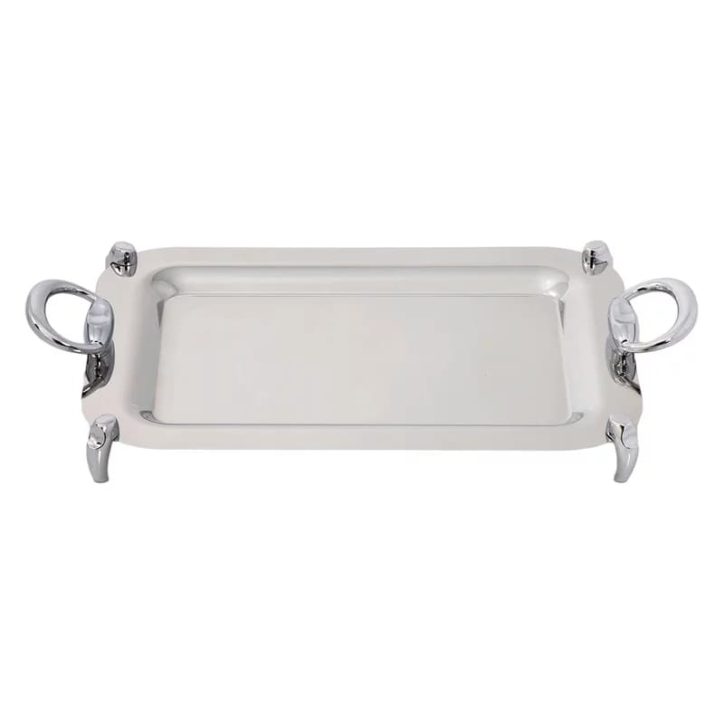 سینی مستطیل متوسط تک استیل مدل الفی (استیل)