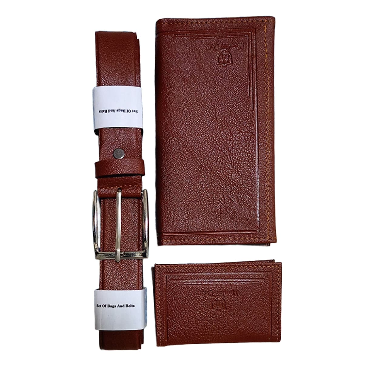ست کیف و کمربند مردانه کد 125