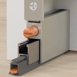 درزگیر زیر درب توکار آلباتور مدل 0930-1410-0210-130