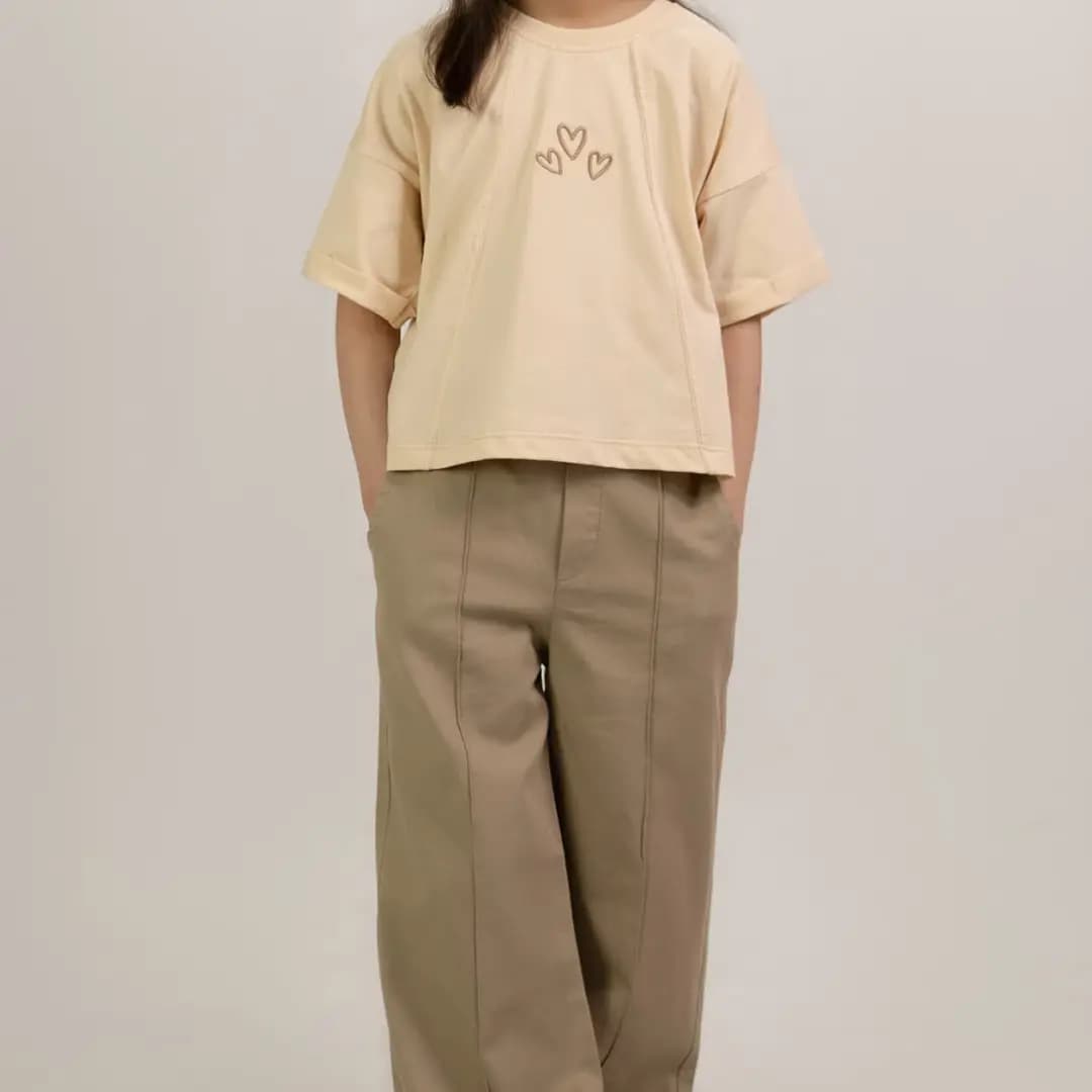 ست کراپ و شلوار کتان ونتو