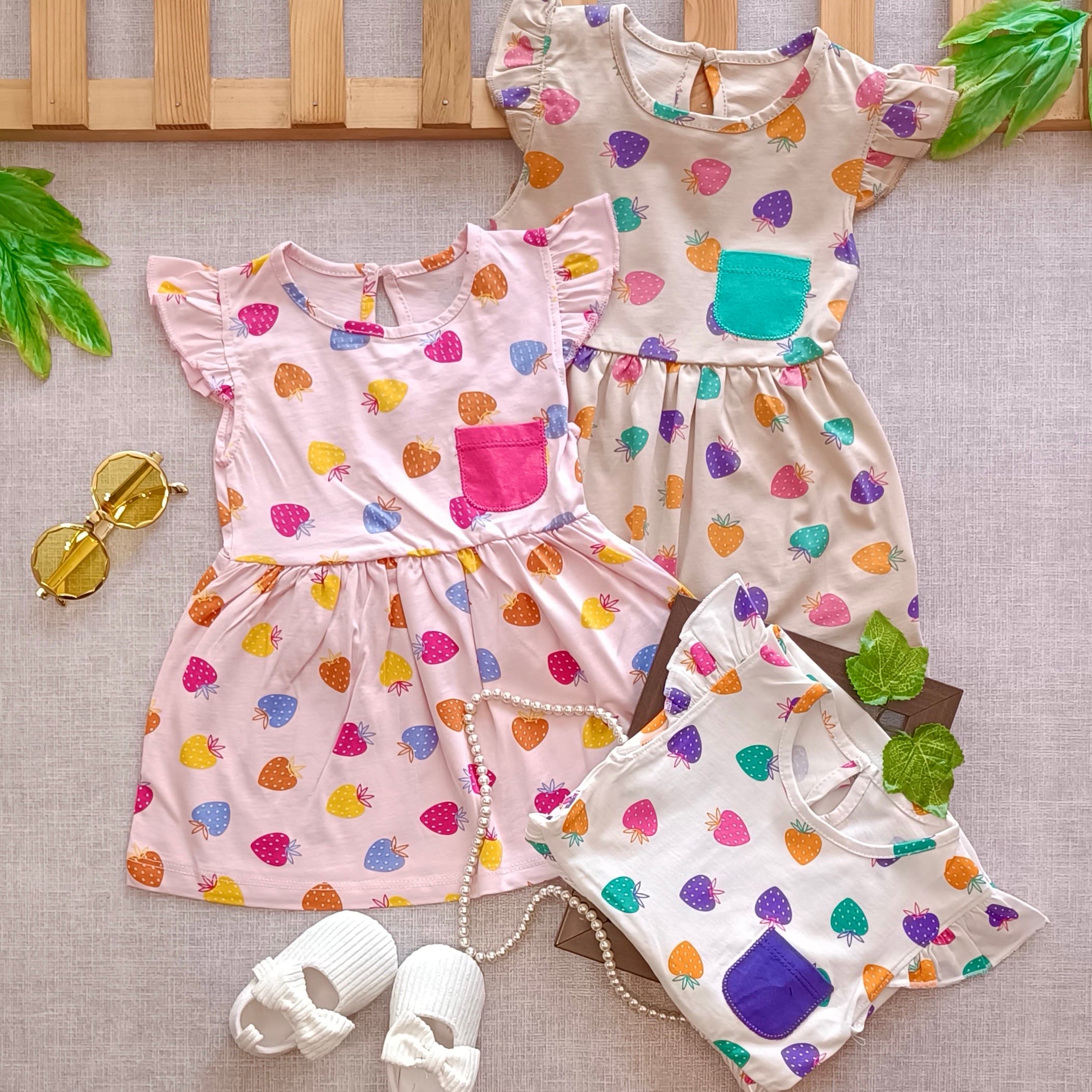 پیراهن توت فرنگی