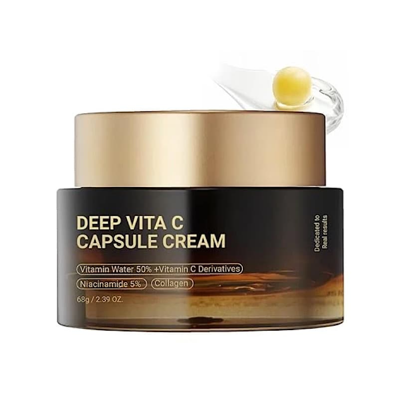 کرم کپسولی مدی کیوب مدل ویتامین c حجم ۵۵ میل