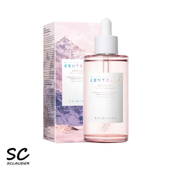 سرم امپول کوچک‌کننده منافذ صورت سنتلا Centella ماداگاسکار اسکین 1004 حجم 100 میلی لیتر