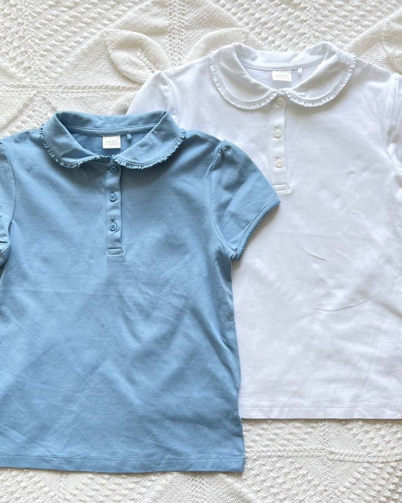 تیشرت یقه دار‌ دخترانه next