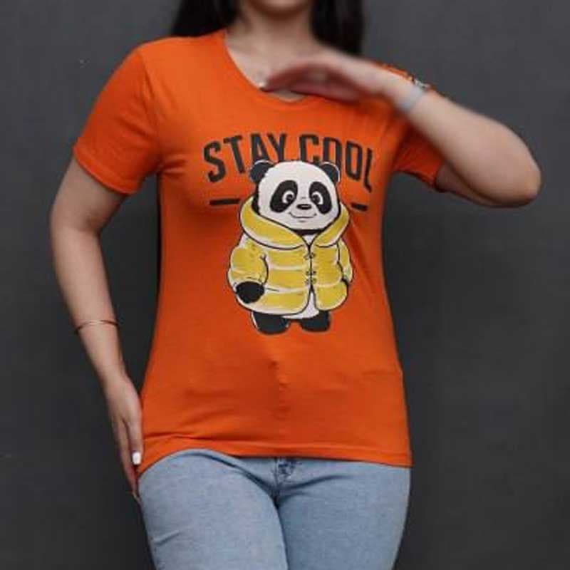 تیشرت چاپ ‌پاندا (پک 6 عددی)