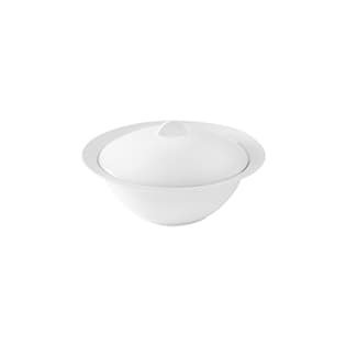 سوپخوری با شیار ملاقه سفید