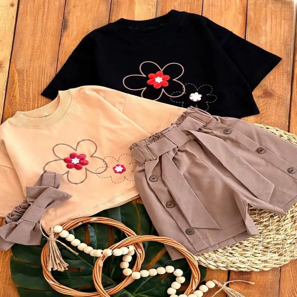 کراپ شلوارک کد 3046