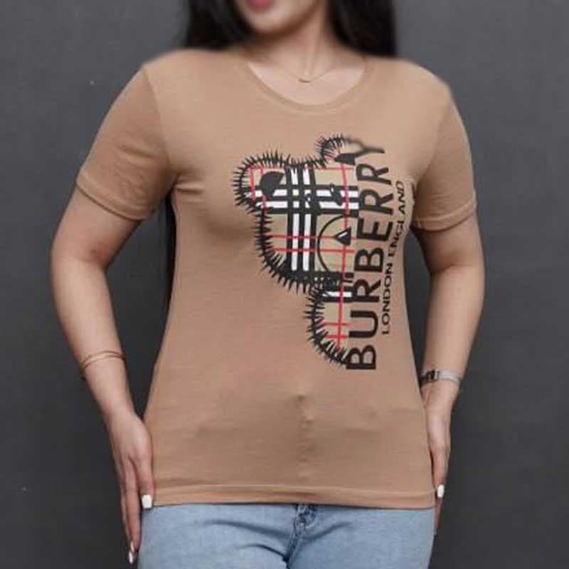 تیشرت چاپ خرس شطرنجی (پک 6 عددی)