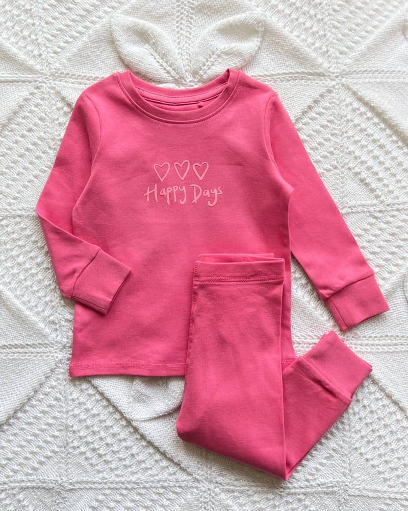 بلوز شلوار سرخابی قلبی next