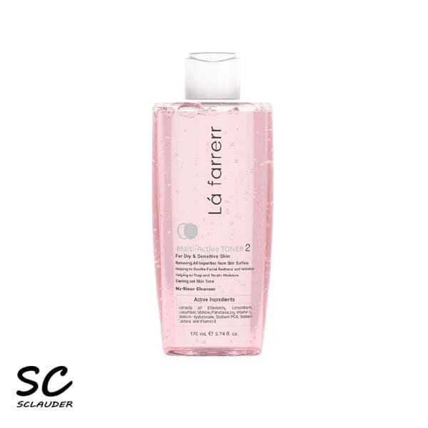 تونر لافارر پوست خشک و حساس مدل مولتی اکتیو