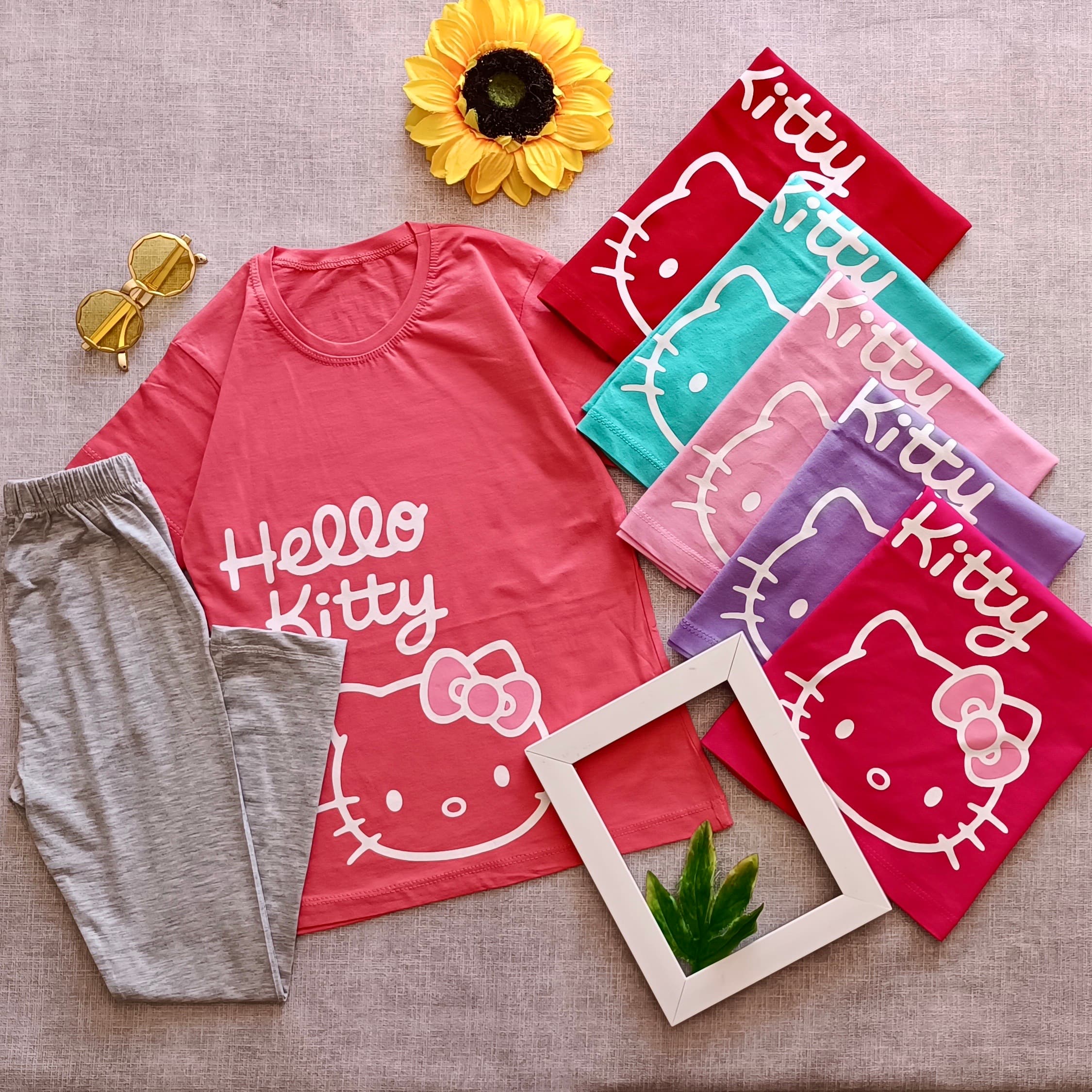 تیشرت شلوار hello kity