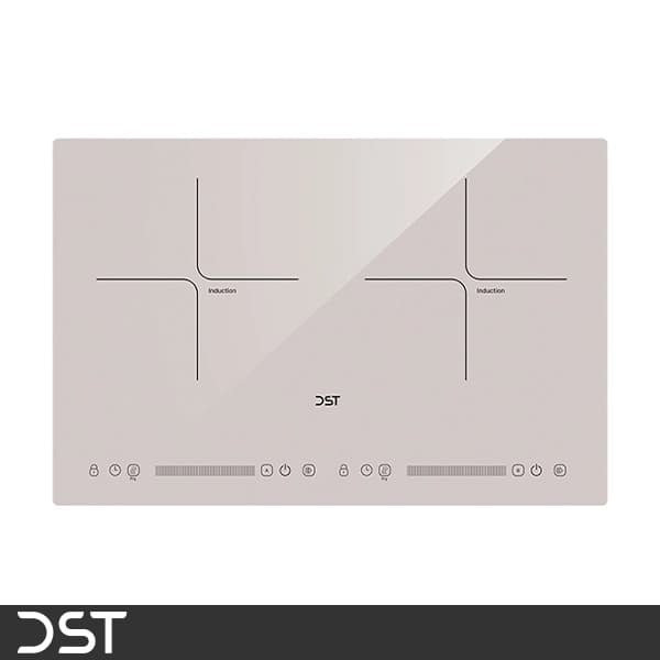 اجاق برقی دو شعله القایی دی اس تی مدل I2H-01 سفید
