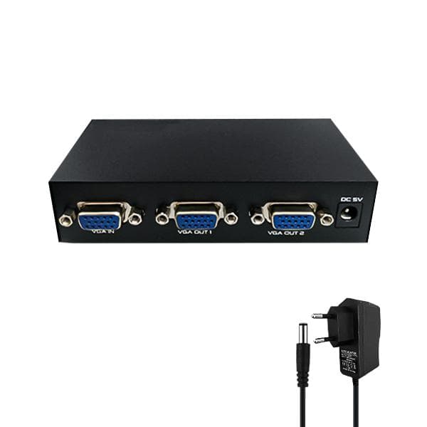 اسپیلیتر 2 پورت VGA آداپتوردار مدل 2002