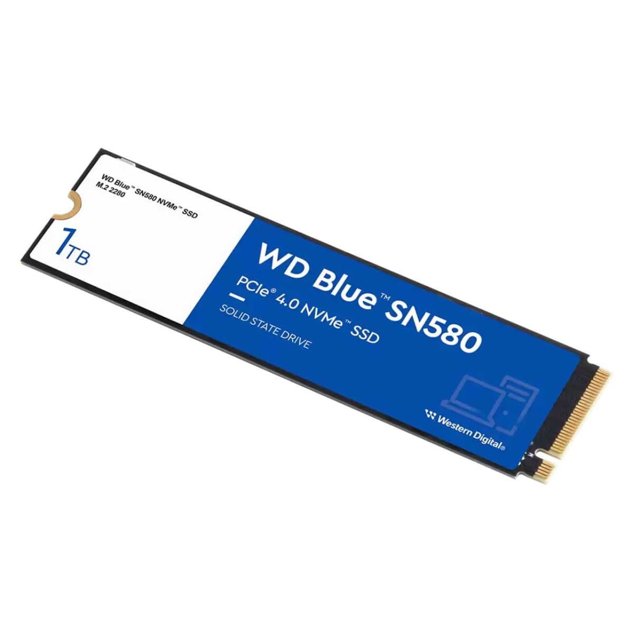 اس اس دی اینترنال وسترن دیجیتال آبی Blue SN580 ظرفیت 1 ترابایت