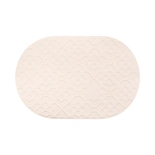 زیر بشقابی بیضی سیلیکونی Cream