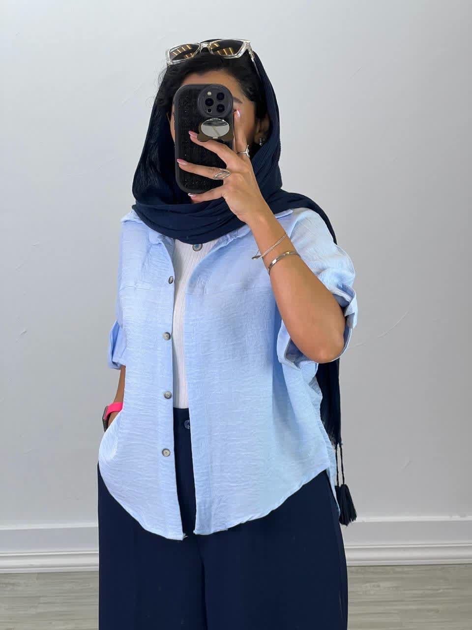 شومیز آستین پاکتی 4924