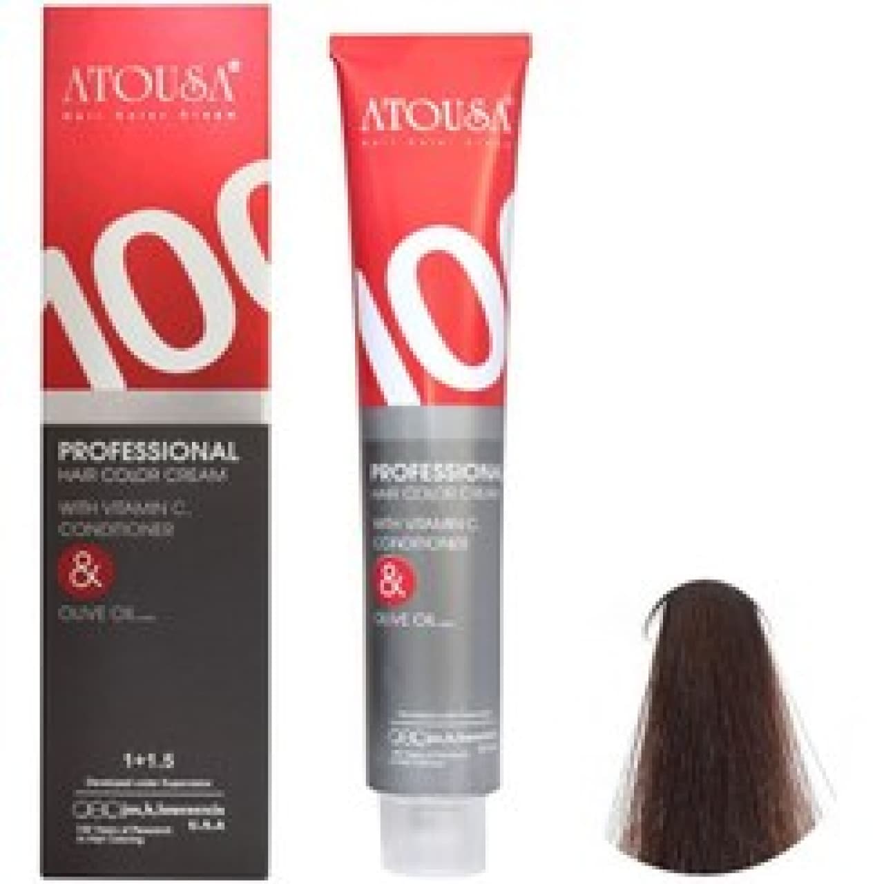 رنگ مو آتوسا شماره 12/16 حجم 100 میلی لیتر رنگ صدفی نقره ای