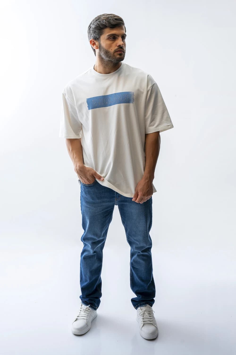 تیشرت باکسی چاپی endurance مردانه