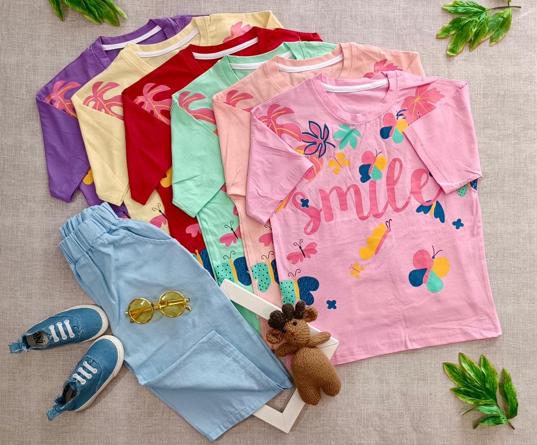 کراپ شلوارک جین SMILE