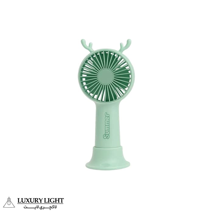 پنکه شارژی پرتابل مدل شاخ گوزنی
