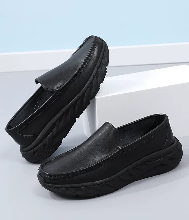 کفش طبی چرم مردانه کد 2632