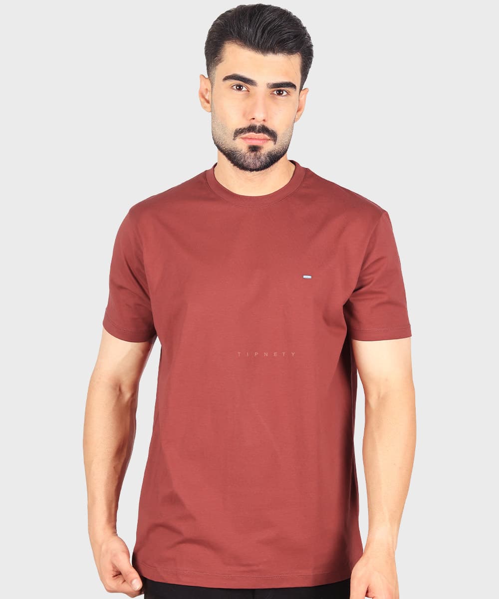 تیشرت مسی مردانه ساده 9118