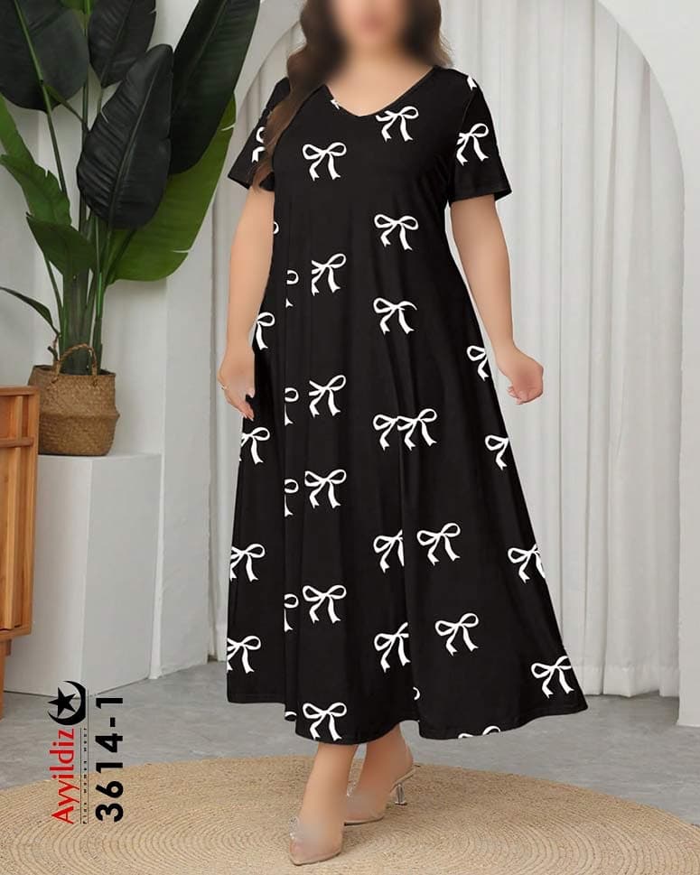 پیراهن مجلسی زنانه ترند سایز بزرگ کد 3614