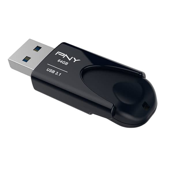 فلش مموری پی ان وای PNYمدل Turbo Attache4 USB 3.1ظرفیت 64 گیگابایت