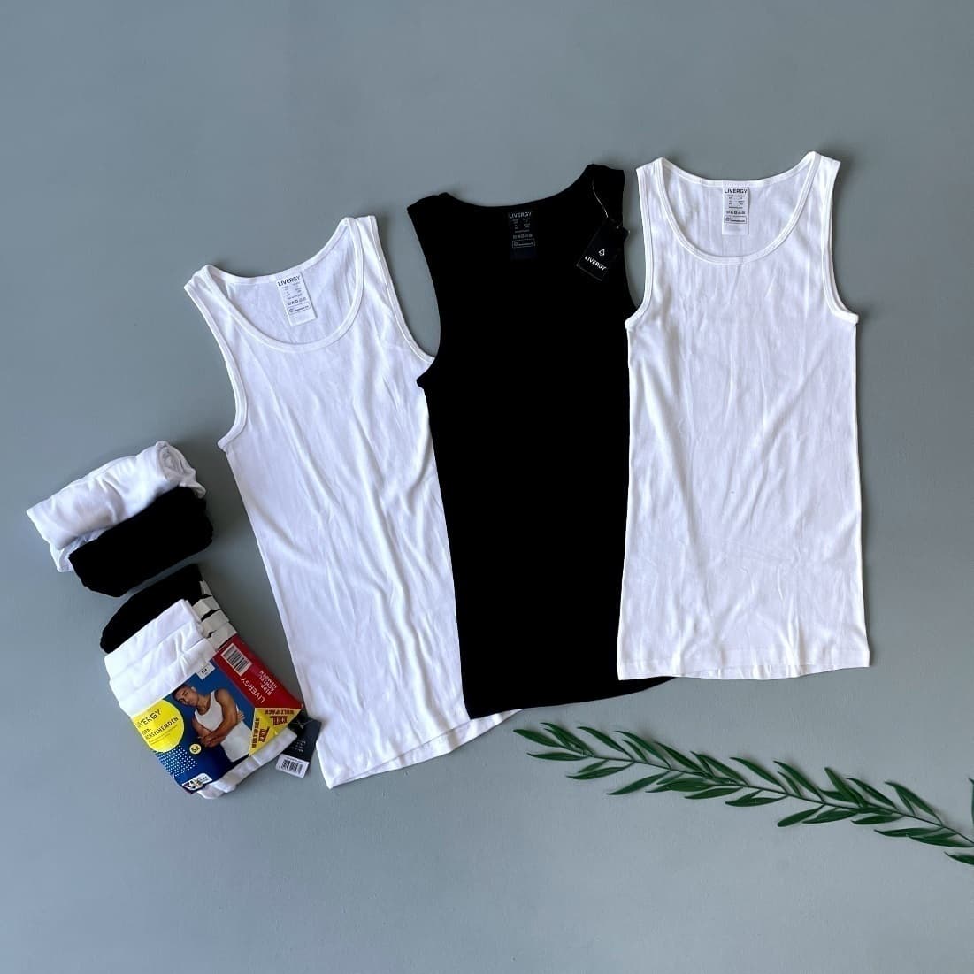 پک پنج تایی تاپ (زیر پوش) مردانه برند LIVERGY