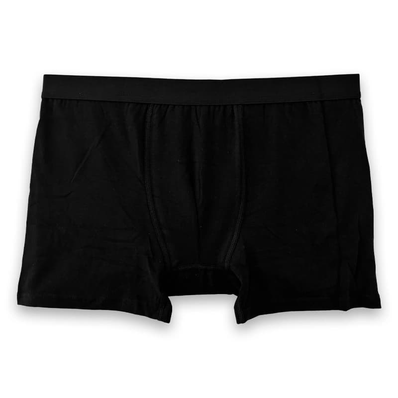 شورت نخی پادار مردانه برند Koza ساده مشکی کد 11087