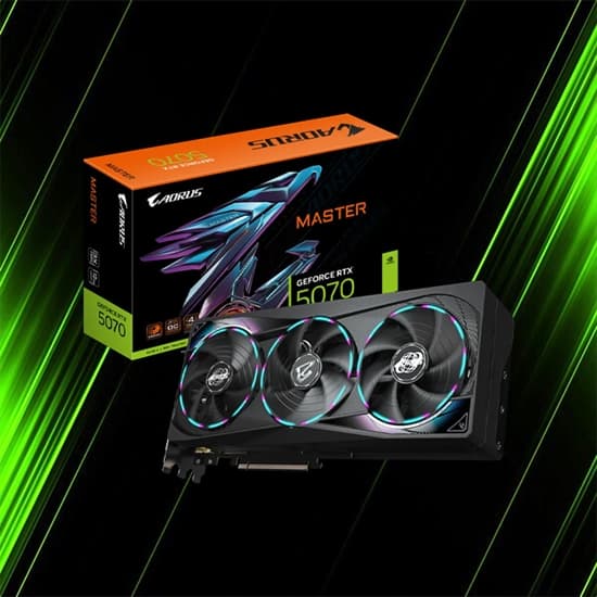کارت گرافیک گیگابایت AORUS RTX 5070 MASTER 12GB