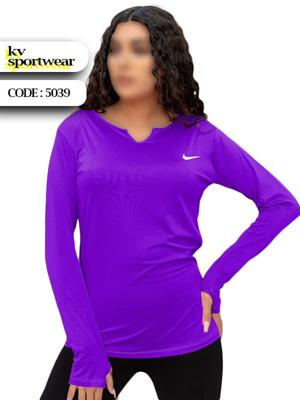 بلوز فینگردار ورزشی زنانه NIKE کد 007